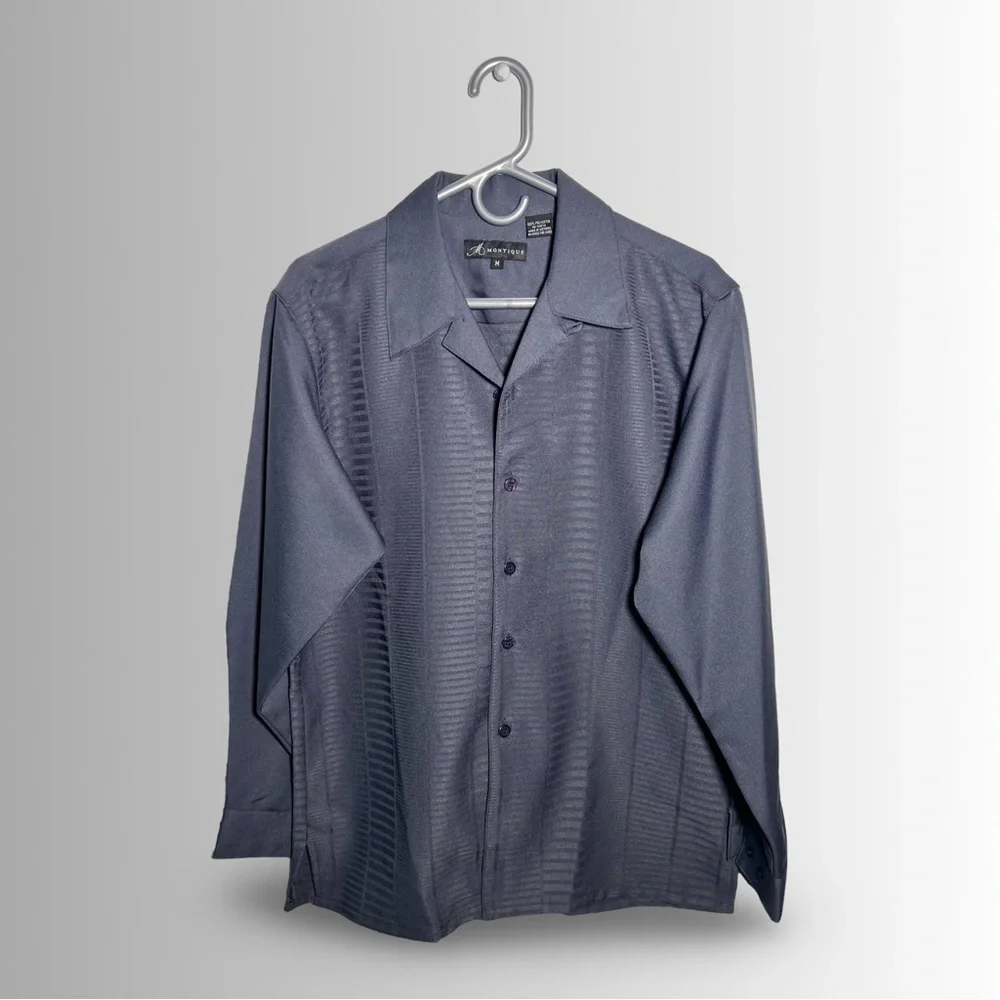 Montique From Suits and More Walking Suit, 2 Piece, Long Sleeve Button Down, Md - Picture 4 of 16
